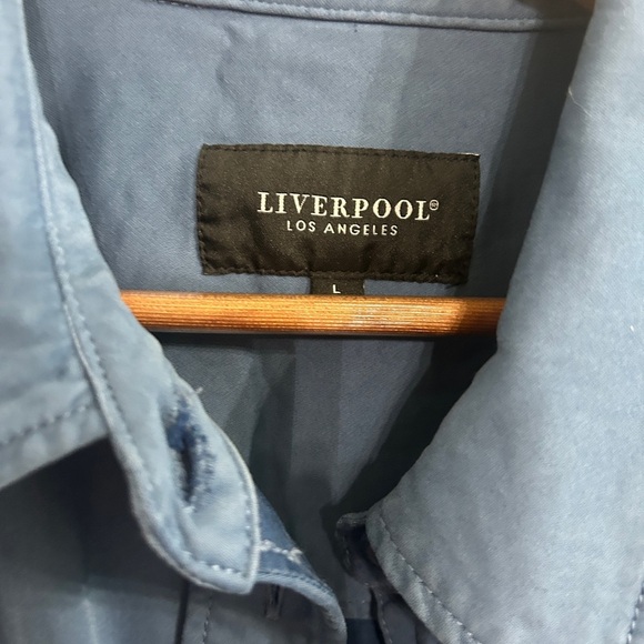 NWT Liverpool Utility Shirt Jacket size L. Like Alex Mill’s cult jacket. - Picture 2 of 11